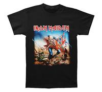 Iron Maiden Trooper-T-Shirt für Kinder, Schwarz, 12-24 Monate