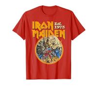 Iron Maiden - Vintage Beast Circle Red T-Shirt