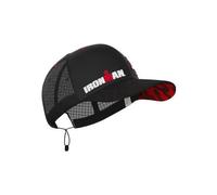 ironman compressport racing trucker cap schwarz rot