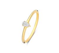 Isabel Bernard De la Paix Eloise 14 Karat Goldring mit Diamant 0.15 Karat für Damen