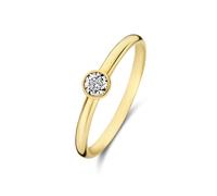 Isabel Bernard De la Paix Inaya 585er Goldring mit Diamant 0.03 Karat für Damen