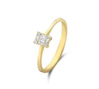 Isabel Bernard De la Paix Maxime 585er Goldring mit Diamant 0.13 Karat für Damen