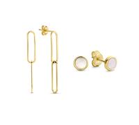 Isabel Bernard Ohrringe - Cadeau d´Isabel 585 Gold Geschenkset - Gr. unisize - in Gold - für Damen