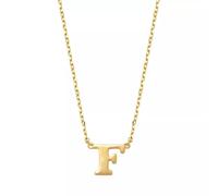 Isabel Bernard Halskette - Le Marais Chloé 14 Karat Initial Necklace Letter F - Gr. unisize - in Gold - für Damen