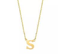 Isabel Bernard Halskette - Le Marais Chloé 14 Karat Initial Necklace Letter S - Gr. unisize - in Gold - für Damen
