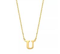 Isabel Bernard Halskette - Le Marais Chloé 14 Karat Initial Necklace Letter U - Gr. unisize - in Gold - für Damen