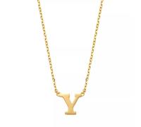Isabel Bernard Halskette - Le Marais Chloé 14 Karat Initial Necklace Letter Y - Gr. unisize - in Gold - für Damen