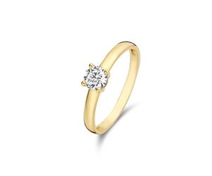 Isabel Bernard Le Marais Soleil 585er Goldring mit Zirkonia Stein für Damen