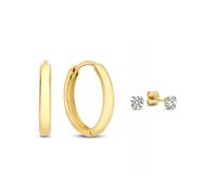 Isabel Bernard Ohrringe - Cadeau d'Isabel 585 Gold Geschenkset - Gr. unisize - in Gold - für Damen