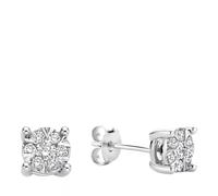 Isabel Bernard Ohrringe - De la Paix Hanaé 14 karat ear studs diamond 0.28 - Gr. unisize - in Silber - für Damen