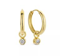 Isabel Bernard - Creolen Isabel Bernard De la Paix Inaya - 585 gold - diamant 0.02 karat Damen