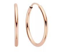 Isabel Bernard Ohrringe - La Concorde Cerise 14 karat hoop earrings - Gr. unisize - in Quarz - für Damen