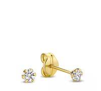 Isabel Bernard Ohrringe - Rivoli Elise 14 Karat Ear Studs With Zirconia - Gr. unisize - in Gold - für Damen