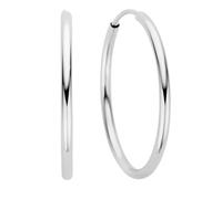 Isabel Bernard Ohrringe - Saint Germain Cerise 14 karat hoop earrings - Gr. unisize - in Silber - für Damen