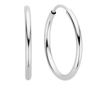 Isabel Bernard Ohrringe - Saint Germain Cerise 14 karat hoop earrings - Gr. unisize - in Silber - für Damen