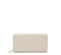 Isabel Bernard Portemonnaie - Honoré Léa Cream Calfskin Leather Zipper Wallet - Gr. unisize - in Beige - für Damen