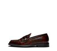 Isabel Bernard Vendôme Blandine Kroko Braun Kalbsleder Loafers IB51015-230-37 40 Braun
