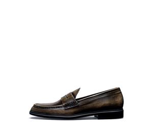 Isabel Bernard Vendôme Blandine mokkafarbene Spazzolato-Leder Loafer IB51015-639-36 37 Braun