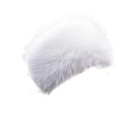 ISAKEN Fellmütze Pelzmütze Damen Wintermütze Faux Fuchs Pompom Pelz Warm Weich Stirnband Hut Klassisch Russische Kunstpelzmütze Kosakenmütze Reisen Skifahren Wandern Home Komfort Hut