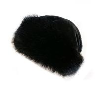 ISAKEN Pelzmütze Damen Wintermütze Kunstfell Bommel für Mützen und Beanies, Wintermütze Faux Fuchs Pelz Warm Weich Damenmütze