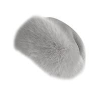 ISAKEN Pelzmütze Damen Wintermütze Kunstfell Bommel für Mützen und Beanies, Wintermütze Faux Fuchs Pelz Warm Weich Damenmütze