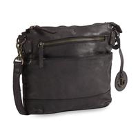 Handtasche HARBOUR 2ND "Isalie2", Damen, Gr. B/H/T: 24cm x 23cm x 6cm, grau (ash), Rindsleder, Taschen Handtasche, Umhängetasche, Schultertasche, Tragetasche Anker Anhänger (46816635-0) ash