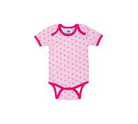 Isar-Trachten Babybody Body Kurzarm mit Hirschen 100% Baumwolle für Mädchen in Rosa, Größe 92