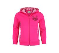 Isar-Trachten Kapuzenjacke Kaputzenpullover Sweater Jeansblau Kinder (116, pink)