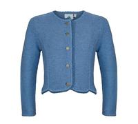 Isar-Trachten Kinder Strickjacke Amy 47068 | Jeansblau (DE/NL/SE/PL, Numerisch, 86, Regular, Jeansblau)