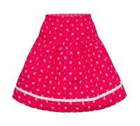 Isar-Trachten Kinderrock Blümchen Mädchen | Süßer Rock Trachtenrock | Wenderock mit 2 Seiten (DE/NL/SE/PL, Numerisch, 140, Regular, 60808 pink)
