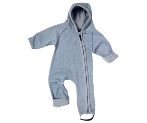 Isbjörn - Baby's Shaun Jumpsuit - Overall, Gr. 56-62, grau (BluePearl)