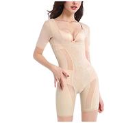ISCBAFYX Atmungsaktive Body Tummy Control Open Bust Bodysuit Shapewear Nahtlose Unterwäsche für Frauen und Mädchen