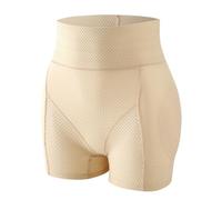 ISCBAFYX Butt Hiftinghose für Frauen - Abschlupfe atmungsaktive beige Slips, Shapewear Tummy Control Body Shaper Knickers Boyshort Unterwäsche