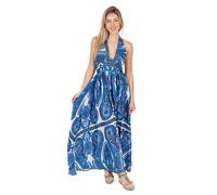 Isla Bonita by SIGRIS Kleid in Blau - Größe L | Damen Kleider