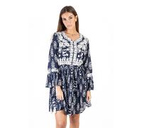 Isla Bonita by SIGRIS Kleid in Dunkelblau - Größe XL | Damen Kleider