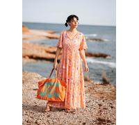 Isla Bonita by SIGRIS Kleid in Orange - Größe M | Damen Kleider