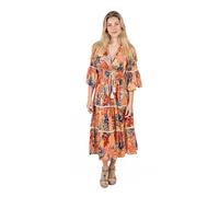 Isla Bonita by SIGRIS Kleid in Orange - Größe M | Damen Kleider