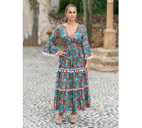 Isla Bonita by SIGRIS Kleid in Petrol - Größe XL | Damen Kleider