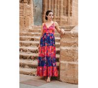 Isla Bonita by SIGRIS Kleid in Rot - Größe S | Damen Kleider