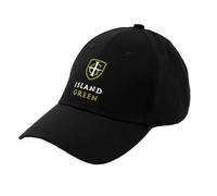 Island Green - Hut Abgerundeter Kopf für Herren - Emblem (Schwarz) Einheitsgröße