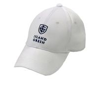 Island Green - Hut Abgerundeter Kopf für Herren - Emblem (Weiß) Einheitsgröße