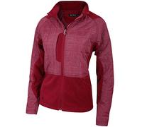 Island Green Insel Grün Golf IGLJKT1846 Damen Full Zip Sport Kontrast leicht wattierte Steppjacke, Red Heather, 14