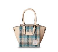 Islander The Mini Caillie Tote Harris Tweed & PU Leather (Islander Tartan), Islander Schottenkaro, Small