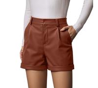 Isolationshose Damen Kurz Denim Rock In Seiden Wollshorts Short Längere Rosa Orange Funktionshose Gestreift Baumwollshorts wasserdichte Gemusterte Flieder Überziehhose Angeschnittenem Tight 110