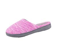Isotoner Damen Andrea Space Knit Slide Hausschuhe, Vividly Violet