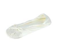 Isotoner Damen-Ballerinas aus Satin mit Perlenstickerei