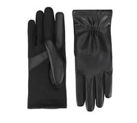 isotoner Damen Strtech Leather Touchscreen Gloves Handschuhe, Schwarz, L/XL (2er Pack)