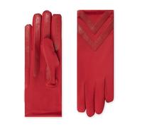 Isotoner Damen Water Repellent Touchscreen Chevron Heritage Spandex Gloves Handschuhe, Chilli-Smartdri, X-Large