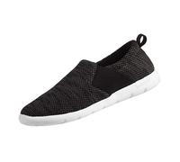 Isotoner Damen Zenz Balance Sport Mesh Slipper Hausschuh, Schwarz, 41.5 EU