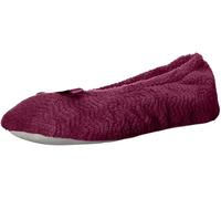 isotoner Feuchtigkeitsableitende und Wildledersohle für Komfort für Damen, Ballerinas, Rose Violet, 9.5-10.5